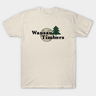 Defunct Wausau Timbers Baseball T-Shirt